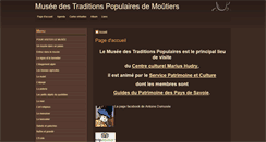 Desktop Screenshot of musee-moutiers.fr